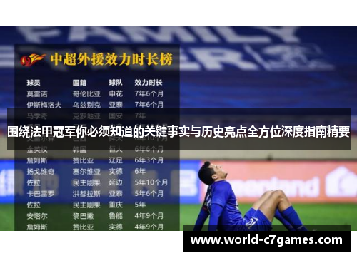围绕法甲冠军你必须知道的关键事实与历史亮点全方位深度指南精要